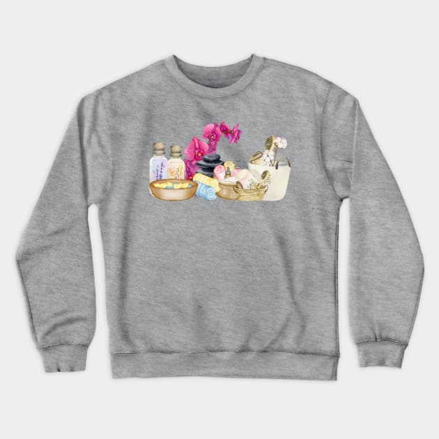 Beauty spa Crewneck Sweatshirt by Viper Unconvetional Concept